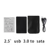 3 Colors 2.5" USB 3.0 SATA HD Box