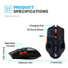 Wireless Mouse Silent Button Computer Gaming