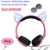 Glowing Cat Ear Headphones Gaming Headset