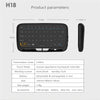 Wireless Air Mouse Full Touchpad Mini Keyboard