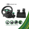 Steering Wheel 180 Degree Rotation Gaming USB