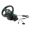 Steering Wheel 180 Degree Rotation Gaming USB