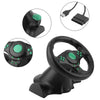 Steering Wheel 180 Degree Rotation Gaming USB