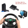 Steering Wheel 180 Degree Rotation Gaming USB